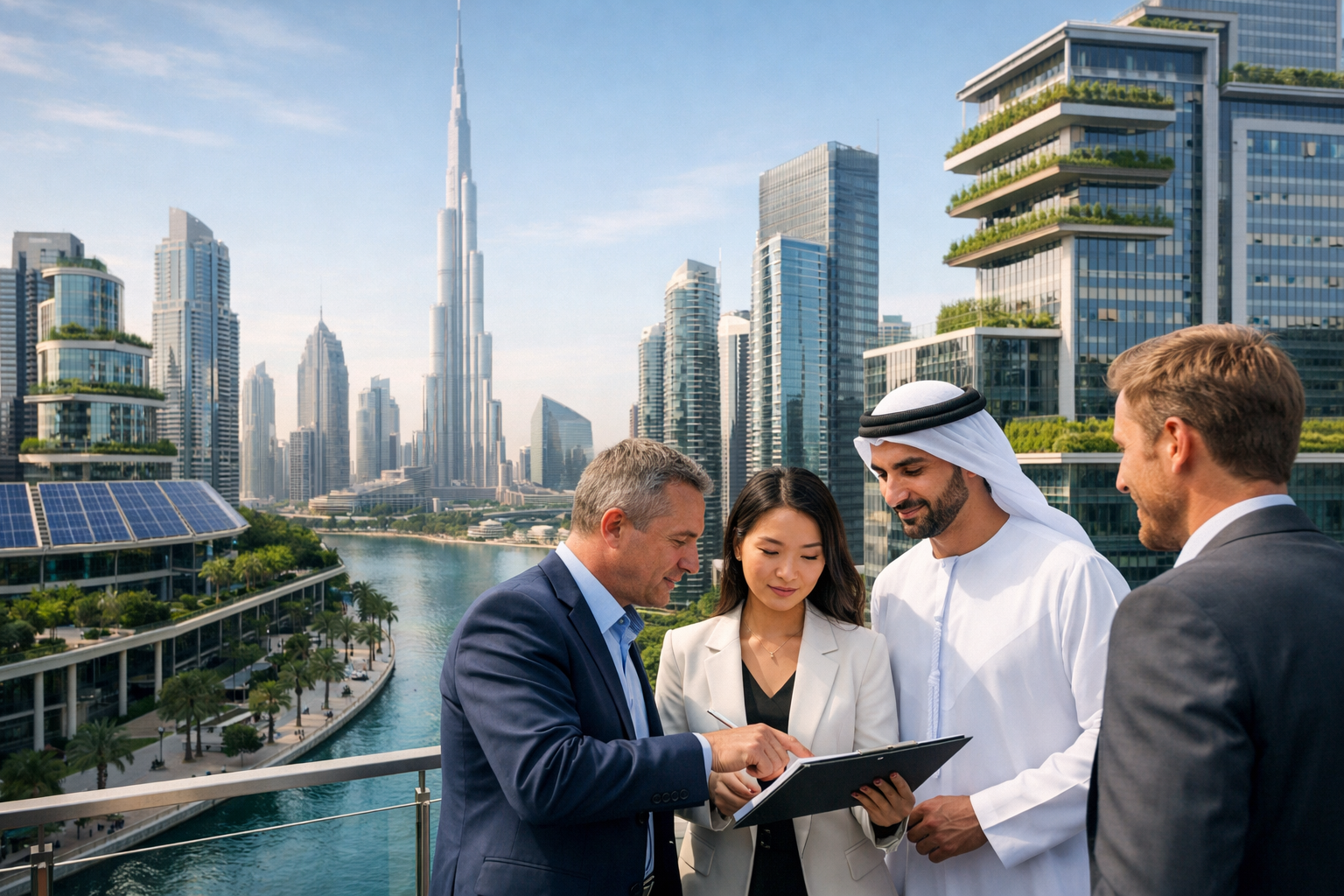 international investors expect from green building consultants in UAE