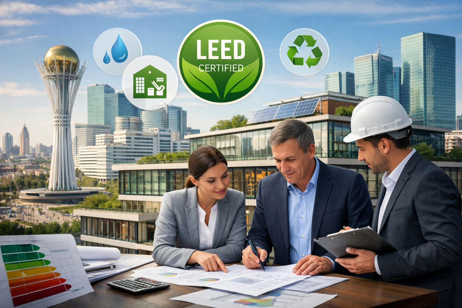 Common mistakes in LEED certification processes in Kazakhstan occur when project teams delay sustainability decisions, underestimate documentation requirements, or misinterpret international green building standards. As Kazakhstan continues to attract international investors—especially in Astana and Almaty—developers increasingly pursue LEED certification to meet ESG and sustainability expectations. However, many project teams still struggle to achieve their targeted LEED certification level. As a result, teams face delays, higher costs, and lost credits. This article explains the most frequent LEED certification mistakes in Kazakhstan and shows how project teams can avoid them through structured planning and expert guidance. Understanding LEED Certification in Kazakhstan The U.S. Green Building Council (USGBC) developed LEED as a global sustainability rating system. Although teams apply LEED worldwide, they must adapt it carefully to Kazakhstan’s local conditions. Kazakhstan’s continental climate, evolving construction practices, and limited access to LEED-compliant materials create specific challenges. Therefore, project teams must tailor LEED strategies instead of copying approaches used in other regions. 🔗 External source: https://www.usgbc.org/leed Mistake #1: Starting the LEED Process Too Late Many teams in Kazakhstan begin the LEED process after finalizing major design decisions. This approach limits sustainability opportunities from the start. Why This Causes Problems Designers lose energy optimization opportunities Teams cannot adjust building orientation effectively Engineers must redesign mechanical systems at higher cost Consequently, projects rely on corrective actions instead of proactive strategies. Best Practice Project owners should define LEED goals during concept design. Early sustainability workshops and feasibility studies significantly increase certification success. Mistake #2: Underestimating Documentation Requirements Project teams often underestimate how much evidence LEED requires. LEED reviewers assess performance based on documentation, not intent. Common Documentation Issues Energy models lack detail or coordination Teams fail to collect material certificates (EPD, HPD) Commissioning reports miss required verification steps As a result, review cycles become longer and certification timelines extend. 🔗 External source: https://www.gbci.org Mistake #3: Assuming Local Code Compliance Equals LEED Compliance Many teams assume that compliance with Kazakhstan’s building regulations automatically satisfies LEED requirements. This assumption creates serious risks. For example, local ventilation codes may differ from ASHRAE 62.1 standards. Similarly, energy efficiency claims often lack baseline modeling. Therefore, teams must perform technical gap analyses to align local compliance with LEED criteria. 🔗 Internal link: https://erkeconsultancy.com/leed-consulting/ Mistake #4: Choosing Materials Without LEED Documentation Material selection frequently limits LEED success in Kazakhstan. Many local manufacturers do not provide Environmental Product Declarations or recycled content verification. Resulting Challenges Teams lose Materials & Resources (MR) credits Procurement teams rely on imported products Project costs increase unexpectedly However, teams can recover points by applying life-cycle assessments and alternative compliance pathways. 🔗 Internal link: https://erkeconsultancy.com/sustainable-material-analysis/ Mistake #5: Using Inaccurate Energy Modeling Energy performance drives a large portion of LEED points. Still, many teams use generic assumptions or non-local climate data. Typical Errors Modelers select incorrect weather files Teams oversimplify HVAC system behavior Designers and energy consultants work in isolation As a result, projects fail to demonstrate required energy savings during review. Mistake #6: Treating LEED as a Marketing Exercise Some developers approach LEED primarily as a branding tool. However, LEED rewards measurable performance—not promises. What Successful Teams Do Integrate LEED goals into daily decisions Assign sustainability responsibilities clearly Track performance throughout design and construction 🔗 External source: https://www.worldgbc.org Why Professional LEED Consultancy Matters in Kazakhstan Avoiding common mistakes in LEED certification processes in Kazakhstan requires both international expertise and local market knowledge. ERKE supports projects from early planning to final certification. ERKE Supports Projects By: Defining credit strategies early Coordinating energy and water performance Managing sustainable material strategies Preparing and submitting LEED documentation Therefore, project teams reduce risk and improve certification outcomes. Frequently Asked Questions (FAQ) Is LEED certification mandatory in Kazakhstan? No. However, international investors and ESG-driven organizations increasingly require it. What mistake causes most LEED delays? Late planning and incomplete documentation cause most delays. Can projects use local materials? Yes. Teams must document compliance properly or apply alternative methods. How long does LEED certification take? Most projects complete certification within 12–24 months, depending on preparation and review cycles. Conclusion: Achieving LEED Success in Kazakhstan Project teams can avoid the common mistakes in LEED certification processes in Kazakhstan through early planning, accurate documentation, and expert coordination. When teams treat LEED as a structured performance system, they transform certification into a long-term asset.