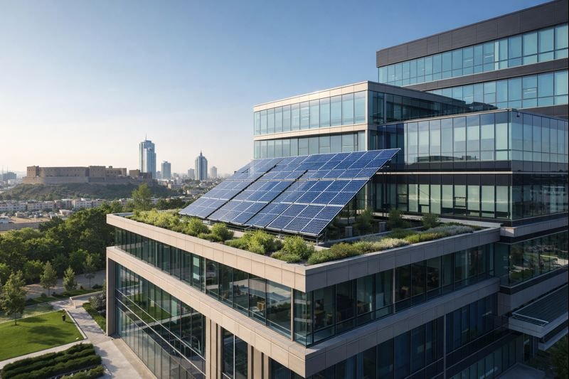 LEED certified green building project in Erbil Iraq