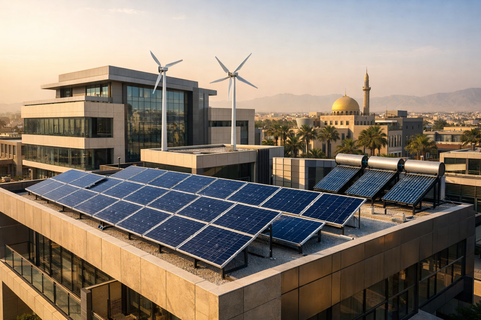 Renewable energy integration in Iraqi buildings