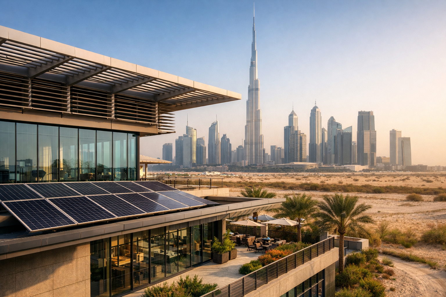 climate-responsive design LEED UAE sustainable building
