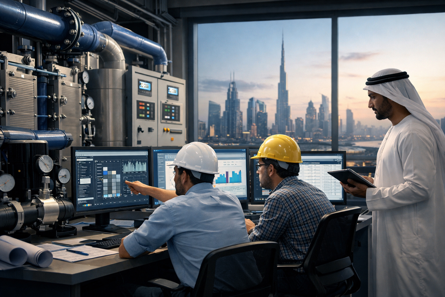 UAE district cooling and energy modeling assumptions for HVAC design