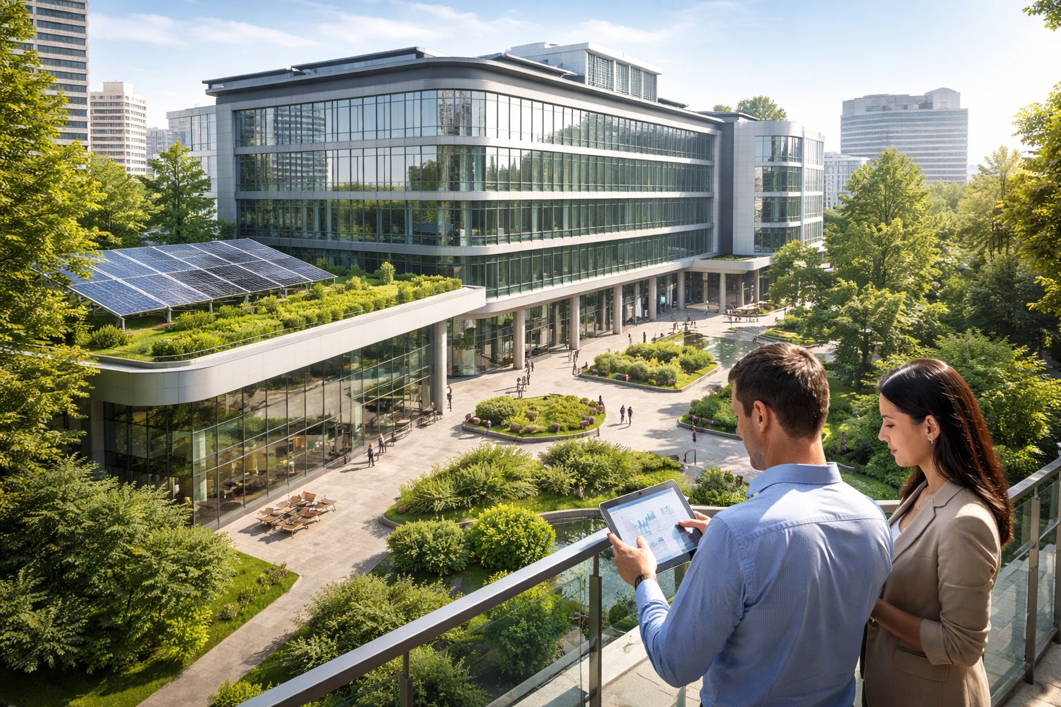 Green building OPEX savings in Uzbekistan office project