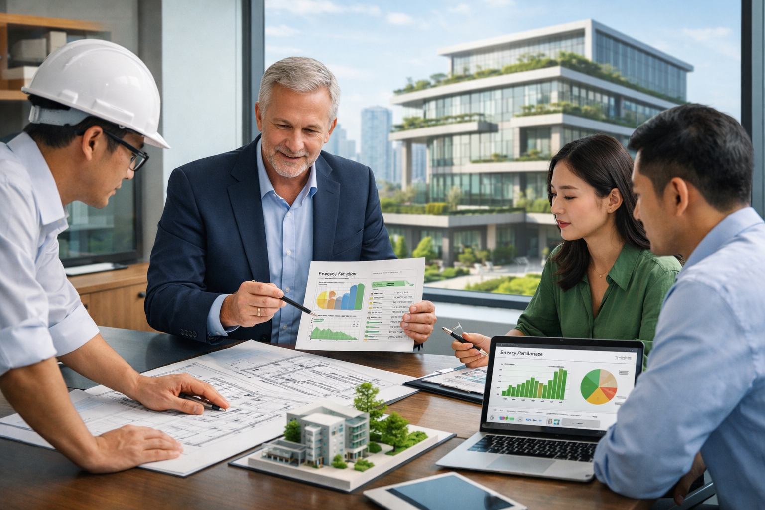 LEED Consultant in Vietnam guiding a sustainable building project