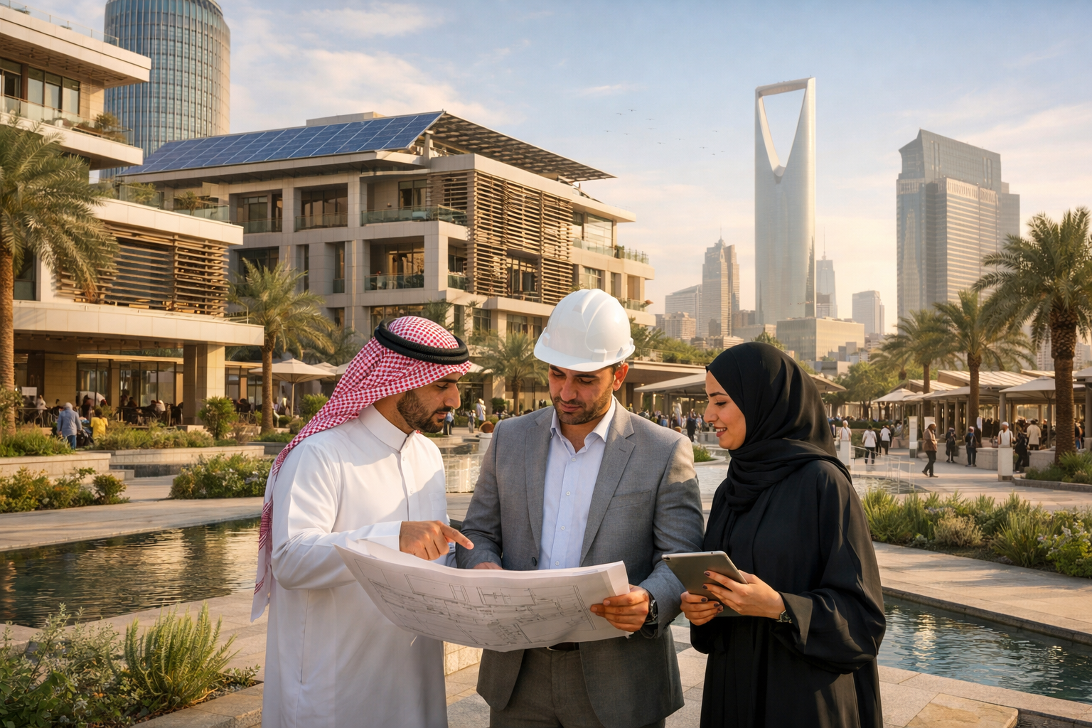 Is MOSTADAM required in Saudi projects? When and why? A modern Saudi development designed for sustainability
