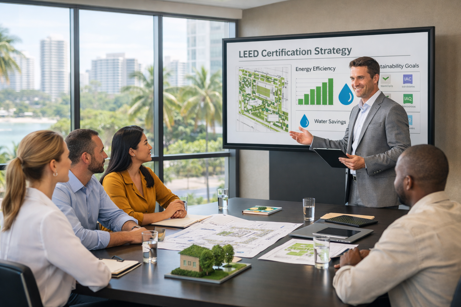 Dominican Republic LEED Consultant guiding a sustainable building project