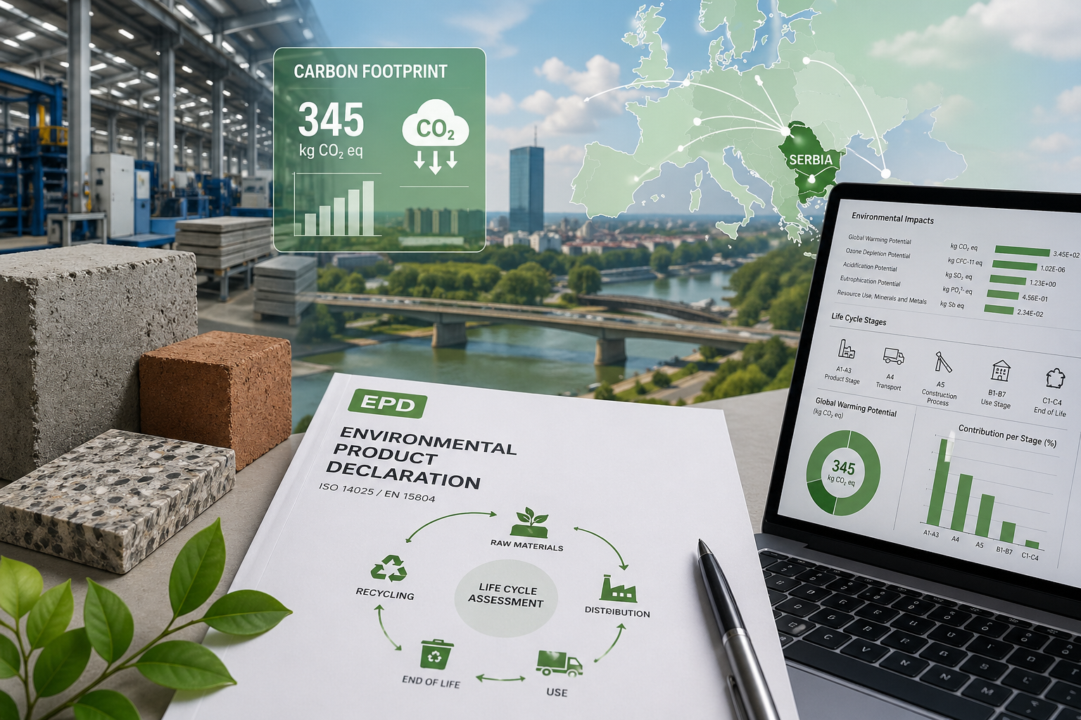 EPD Consultant in Serbia supporting Serbian manufacturers with verified environmental product data