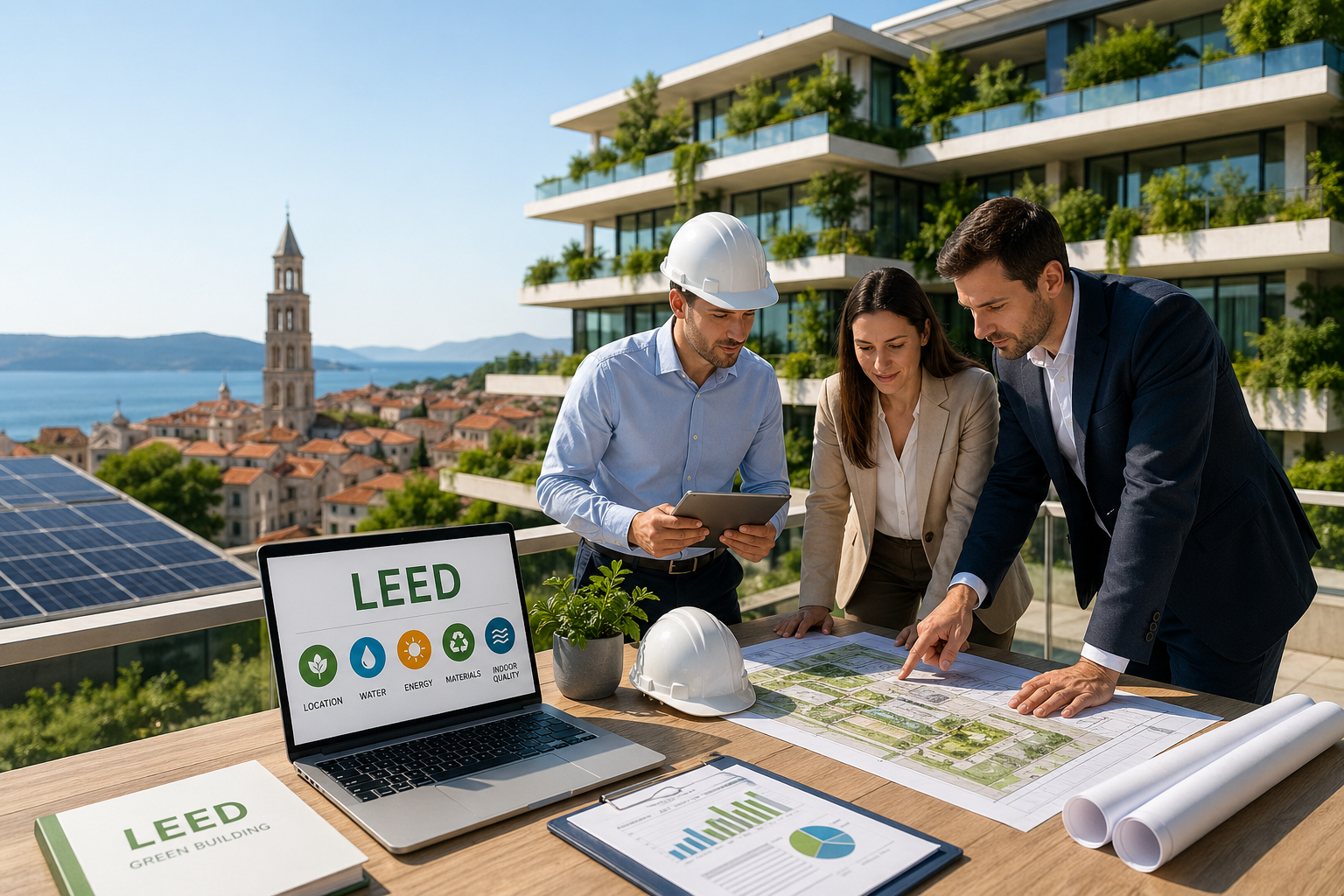 LEED Consultant in Croatia guiding a sustainable building certification project