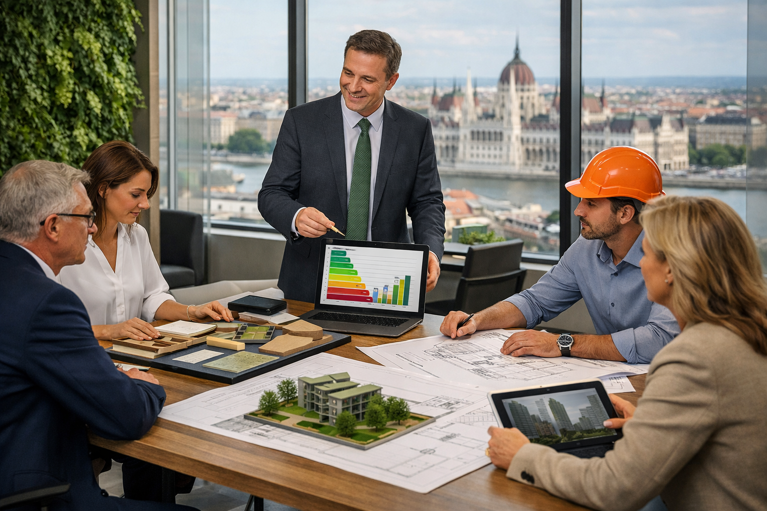 LEED Consultant in Hungary guiding a sustainable office project in Budapest
