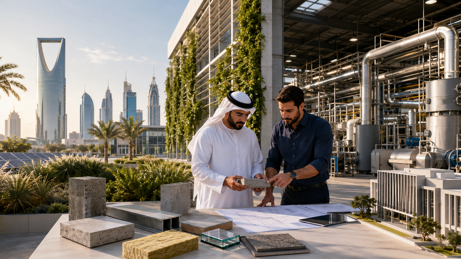 EPD Consultant Saudi Arabia reviewing LCA data for construction materials
