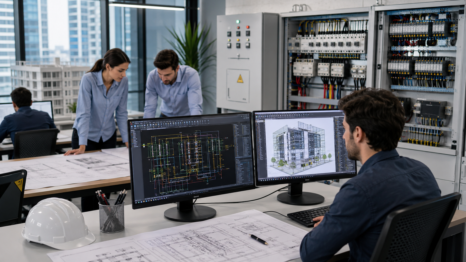 Türkiye Elektrik Proje Firması hizmeti için modern bina elektrik proje tasarımı
