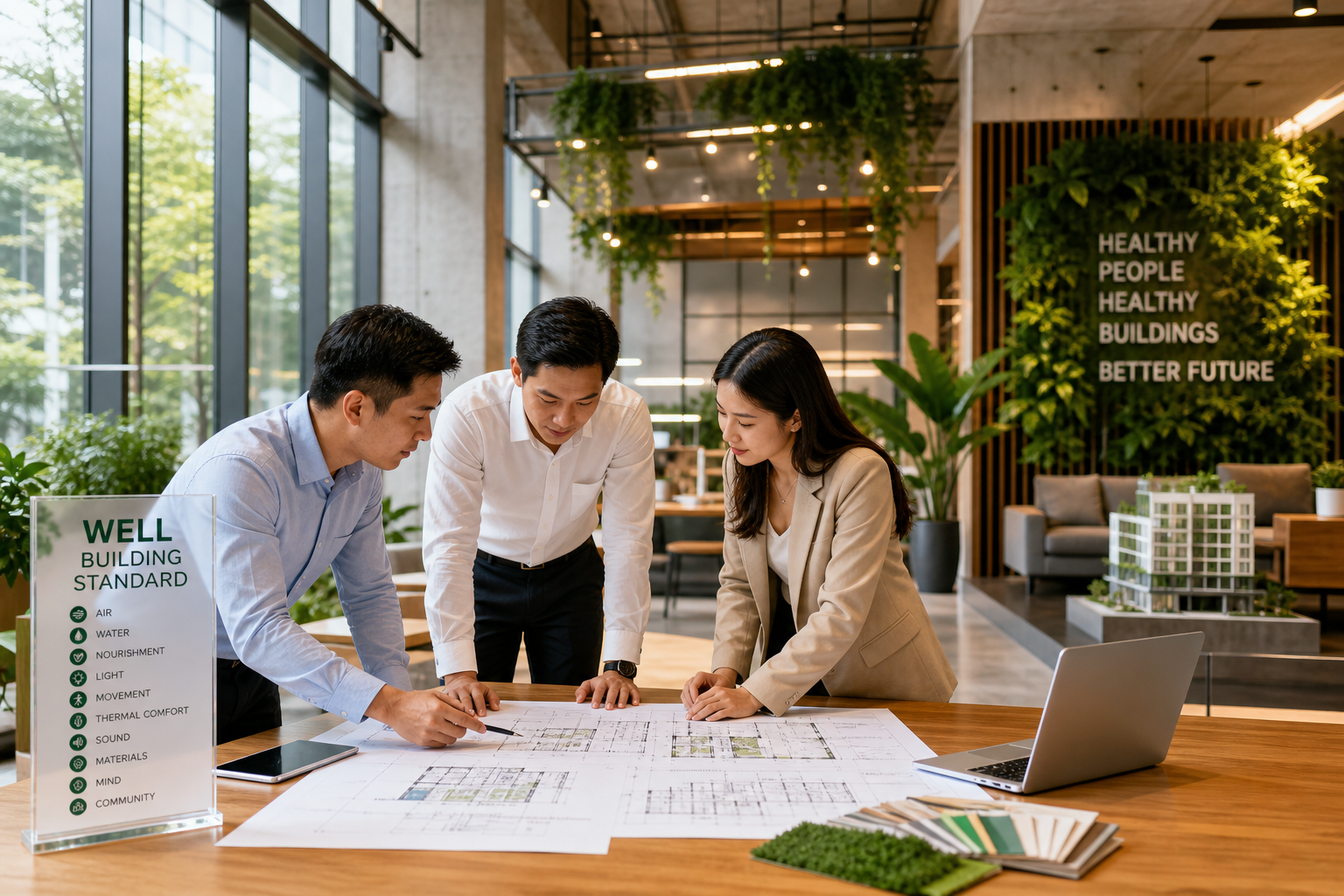 WELL Consultant Vietnam for healthy office and building certification