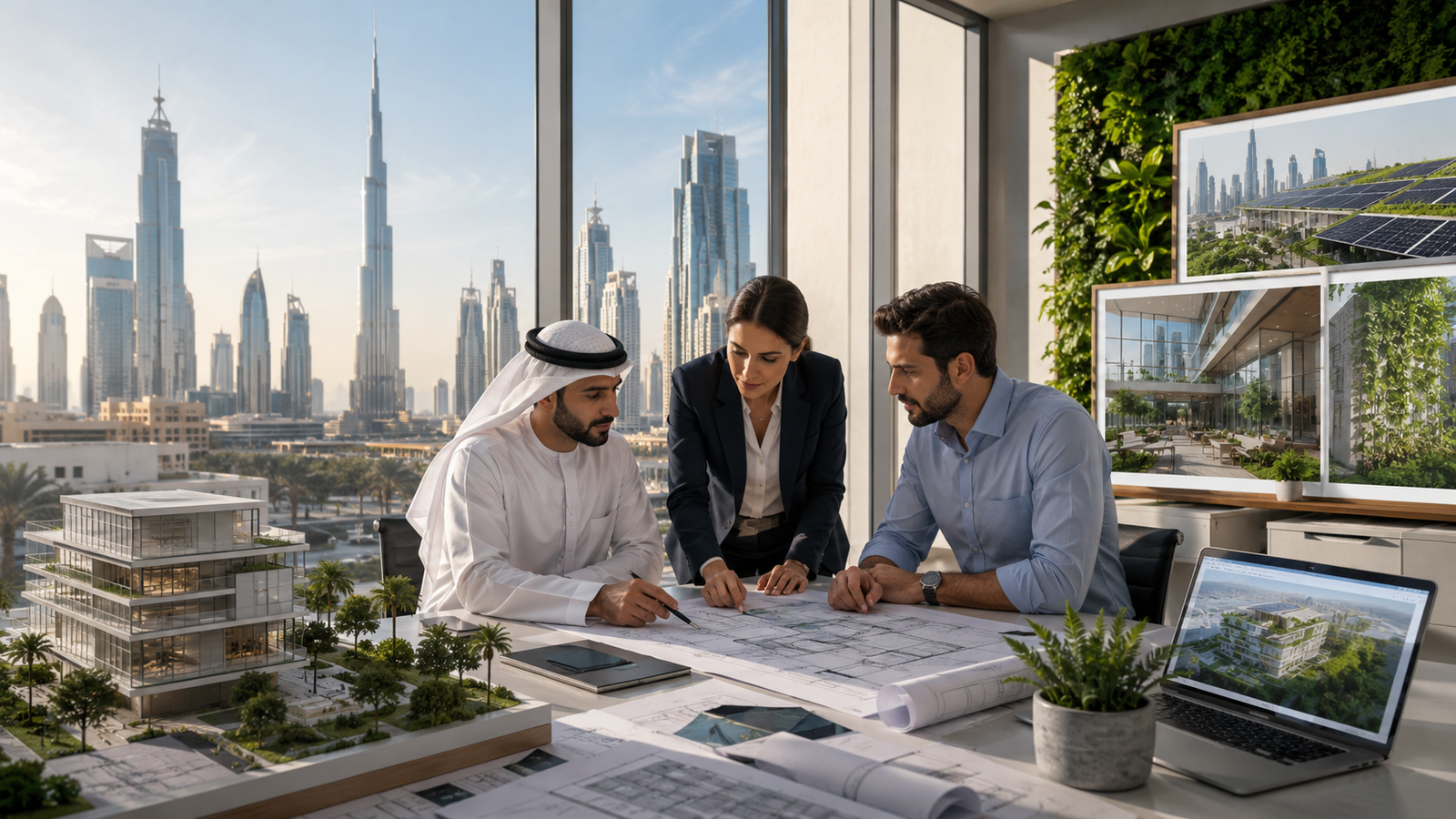 LEED Consultant UAE guiding a sustainable building project