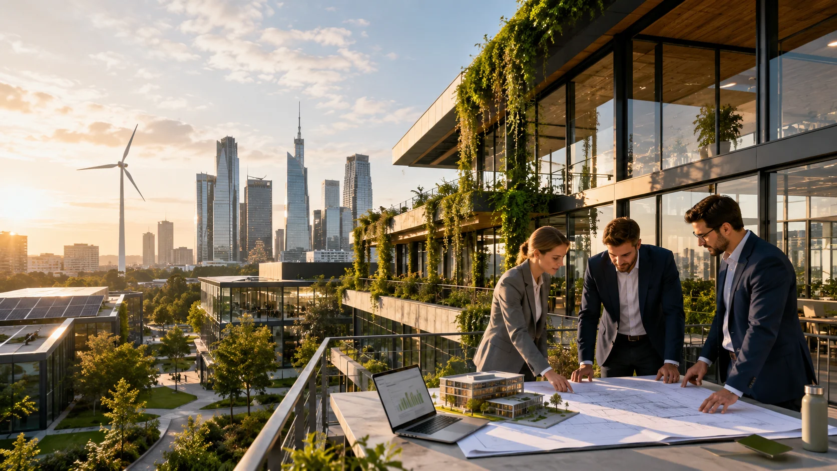 LEED Consultant in Germany guiding a sustainable commercial building project