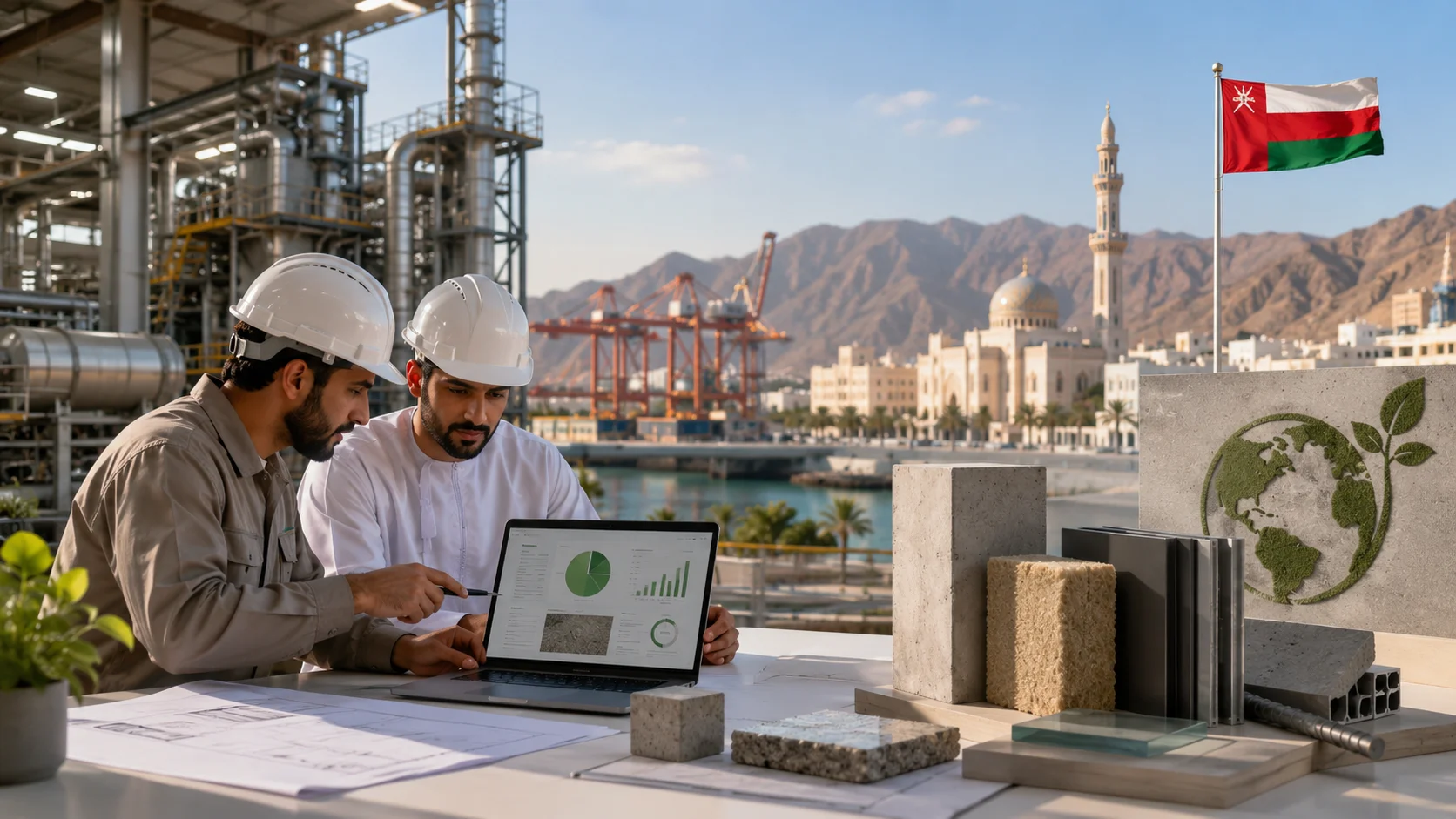EPD Consultant in Oman reviewing verified environmental product declaration data