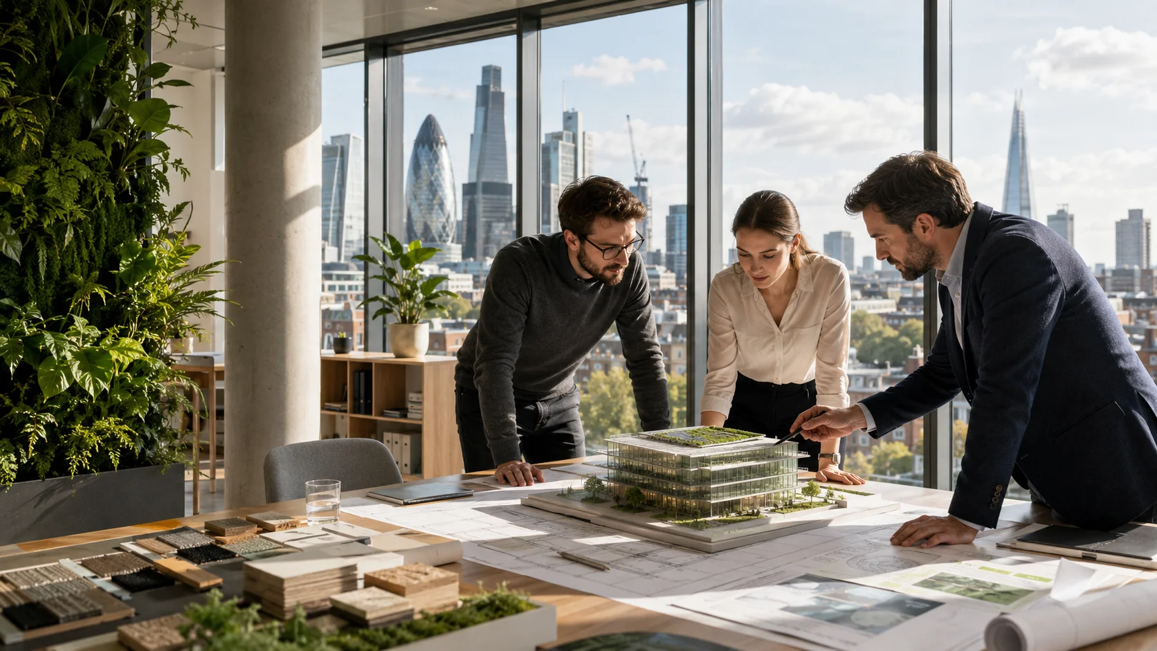 LEED Consultant in London guiding sustainable commercial building certification