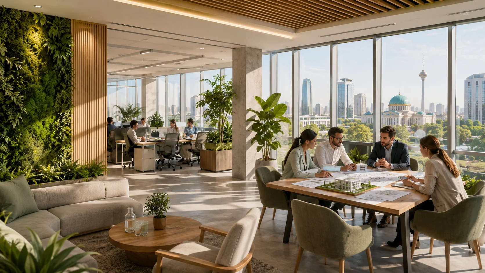 WELL konsalting firmasi tomonidan O‘zbekistonda rejalashtirilgan sog‘lom va zamonaviy ofis binosi