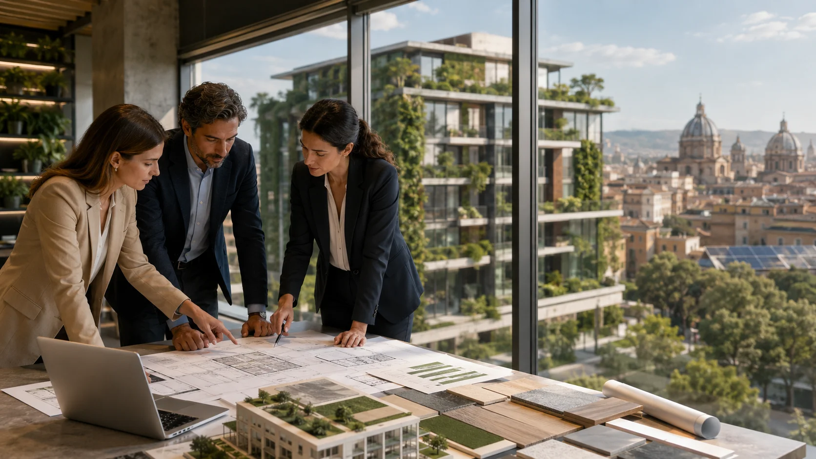 LEED Consultant Italy guiding a sustainable commercial building project