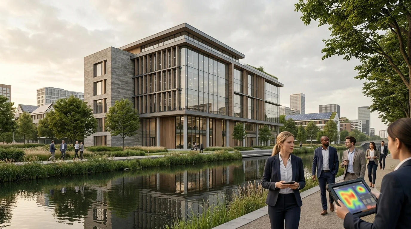 LEED Consultant in Netherlands reviewing a sustainable Dutch building project